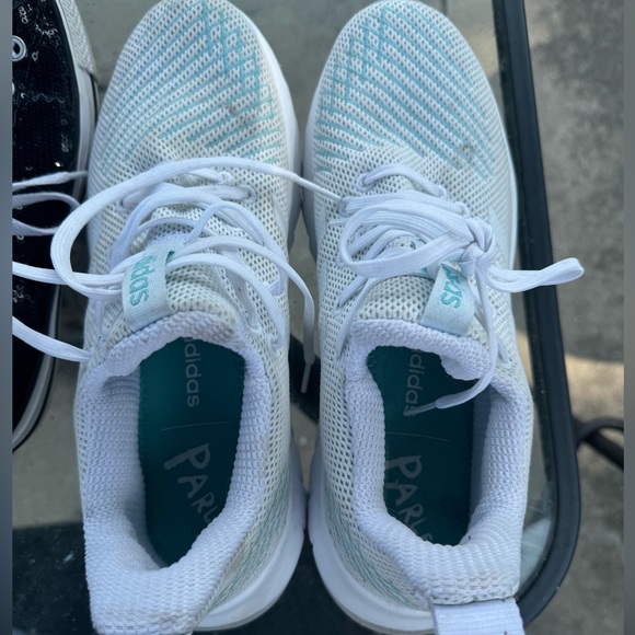 adidas Shoes - Adidas Blue/White Running Shoes Size 9